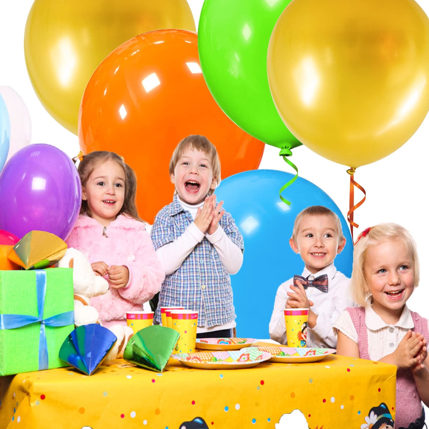 Metallic Gold Balloons 18 Inch 12 Pack Chrome Golden Large Latex Balloon Round Helium Balloon For Christmas Wedding Birthday Par