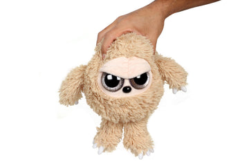 The Grumpy Octopus - Grumpy Sloth - Adorable Super Soft Plush Stuffed Animal Toy (Glitter Eyes) - Large 8 Inch - Unique Gift For