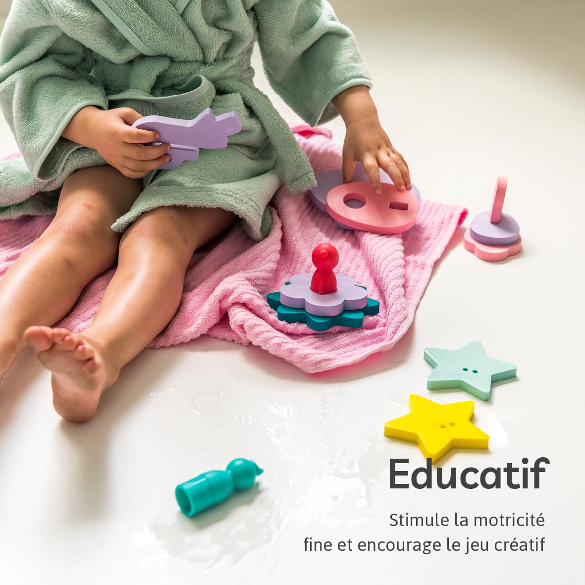 Quut | Puzzle Friends | Fairy Pond | Award Winning Children'S Bath Toy & Game