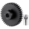 Brkrc Steel 32P 5Mm Pinion Gear 25T 26T 28T 29T 30T 31T 32T 33T 34T 35T 36T 37T 38T Motor Gears For 1/10 1/8 Rc Car Parts (37T)