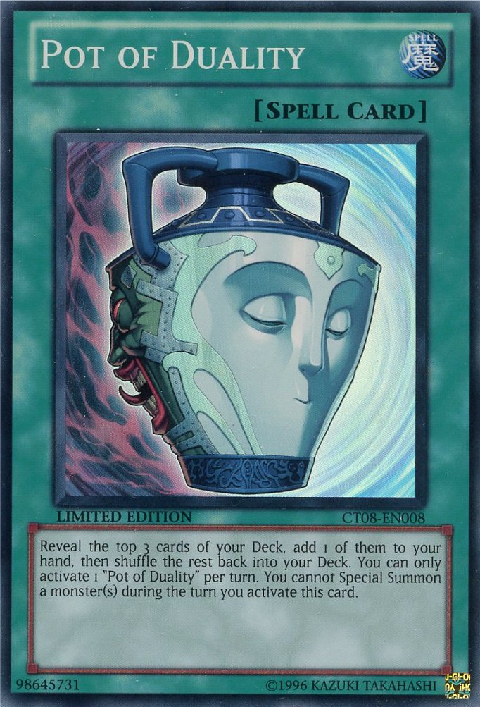 Yu-Gi-Oh! - Pot Of Duality (Ct08-En008) - 2011 Collectors Tins - Limited Edition - Super Rare