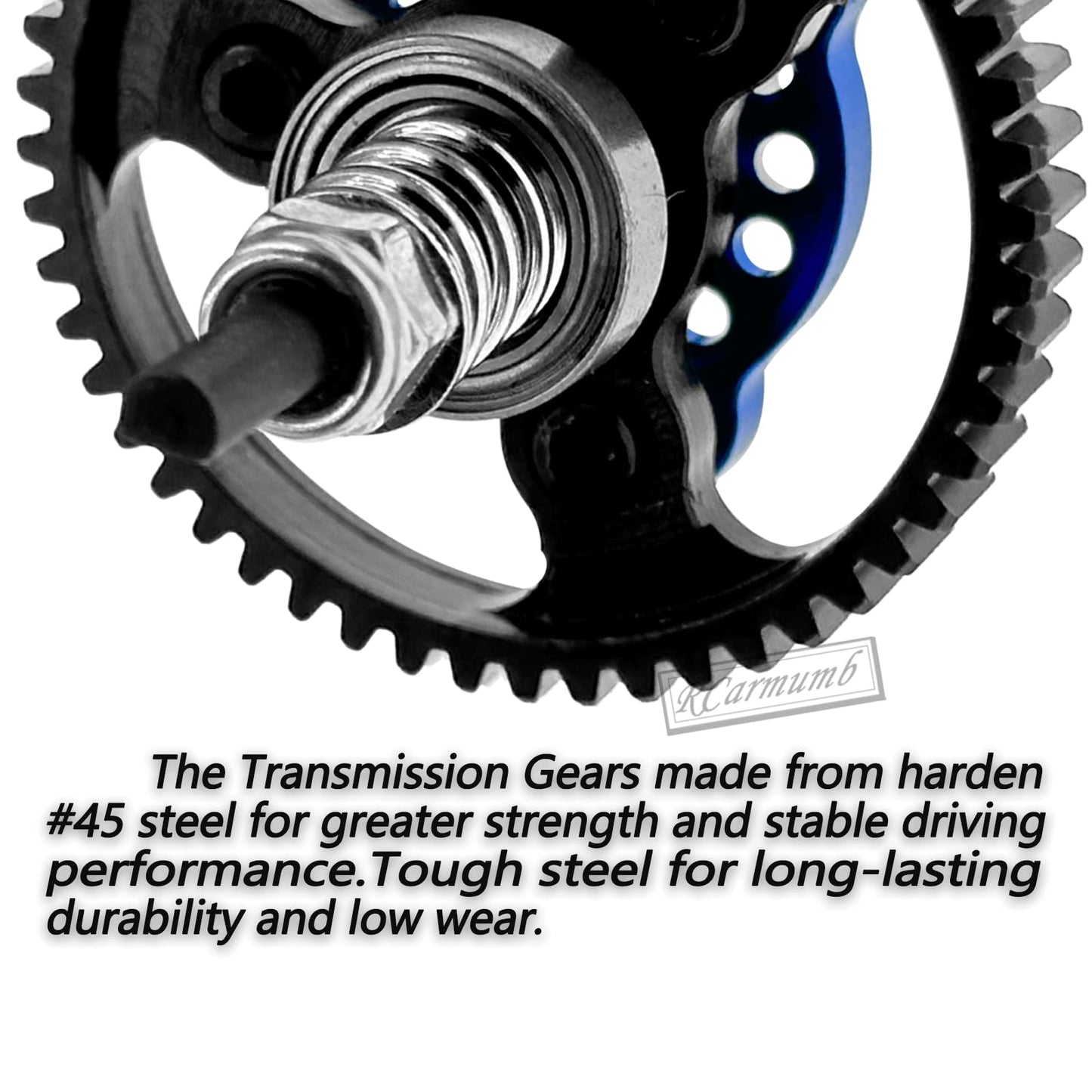 Rcarmumb Rc 50T Slipper Clutch Eliminator Differential Locker Gear Upgrades Part For Slash Rustler Stampede 4X4/4X4 Vxl,50T Spur