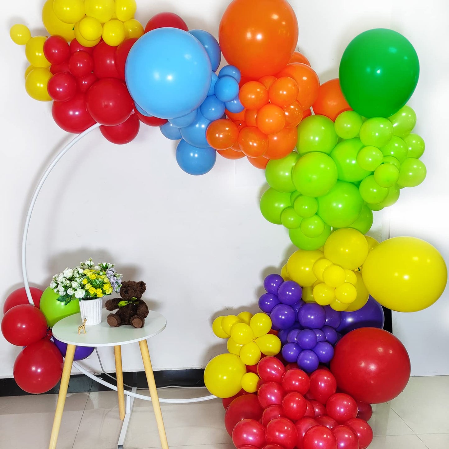 Kawkalsh Clear Balloon Arch Kit 111Pcs 18 12 5 Inch Latex Party Balloons Garland For Birthday Baby Shower Wedding Engagement Ann