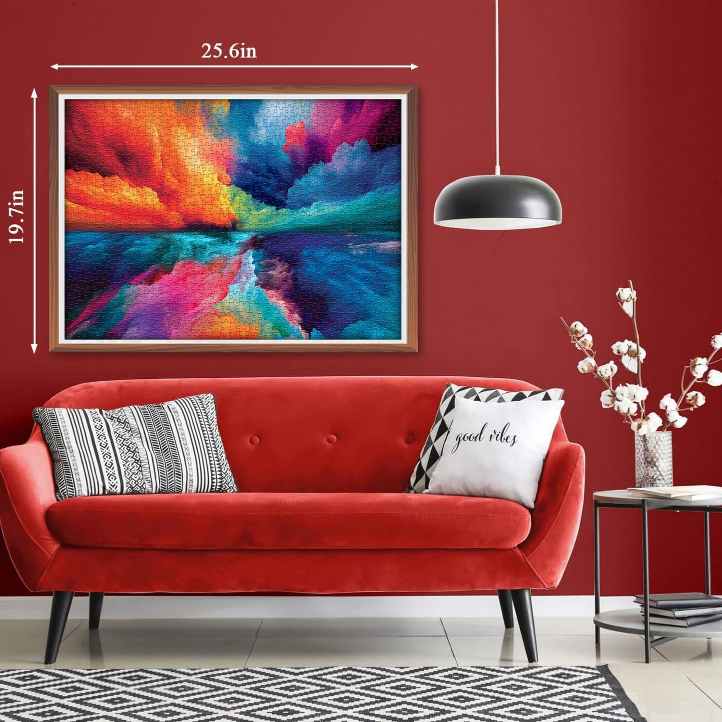 Impossible Puzzles For Adults 1000 Piece, Hard Difficult Jigsaw Puzzles For Adults Painting, Gradient Rainbow Colorful Challenging Puzzles For Adults Teens