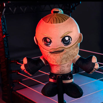 Bleacher Creatures WWE Brock Lesnar 8" Plush Toy - Soft Chibi Inspired - Crystal Velboa Polyester - Brock Lesnar Model K8-WWE-BLE