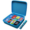 Ltgem Game Card Travel Case,Compatibility Taco Cat Goat Cheese Pizza/Skyjo/Uno/Playing Card Against Humanity And Other Game Cards,This Card Box Can Hold 2500+Game Cards (Sky Blue)