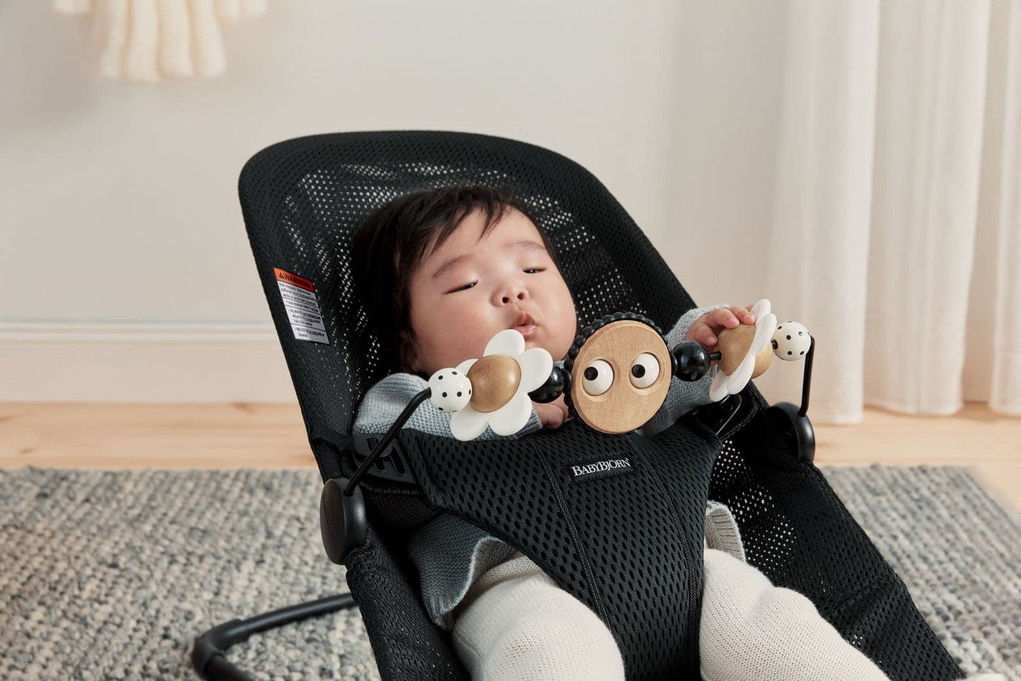 Babybjörn Toy For Bouncer, Googly Eyes Black & White