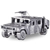 Piececool 3D Metal Puzzle Car Model Kits, American Hummer H1 Military Vehicle Models Kit, Brain Teaser Diy Metal Model Building Kits For Adults Teens Stress Relief, Best Gifts For Dad, 78Pcs