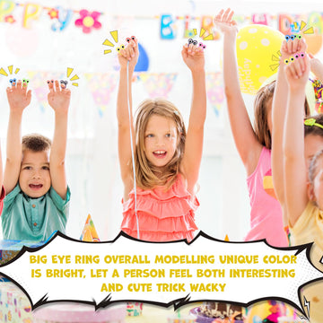 Liesedada 120 Pcs Party Favors In The Nature Of Small Toys Eye Finger Puppets Toys Set Mini Eye Finger Puppets And Classroom Rew