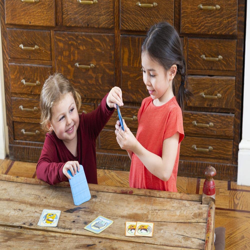eeBoo Animal Old Maid Card Game for Kids, Durable Cards, Easy Instructions, Ages 5+, 1 EA, Fun Family Game