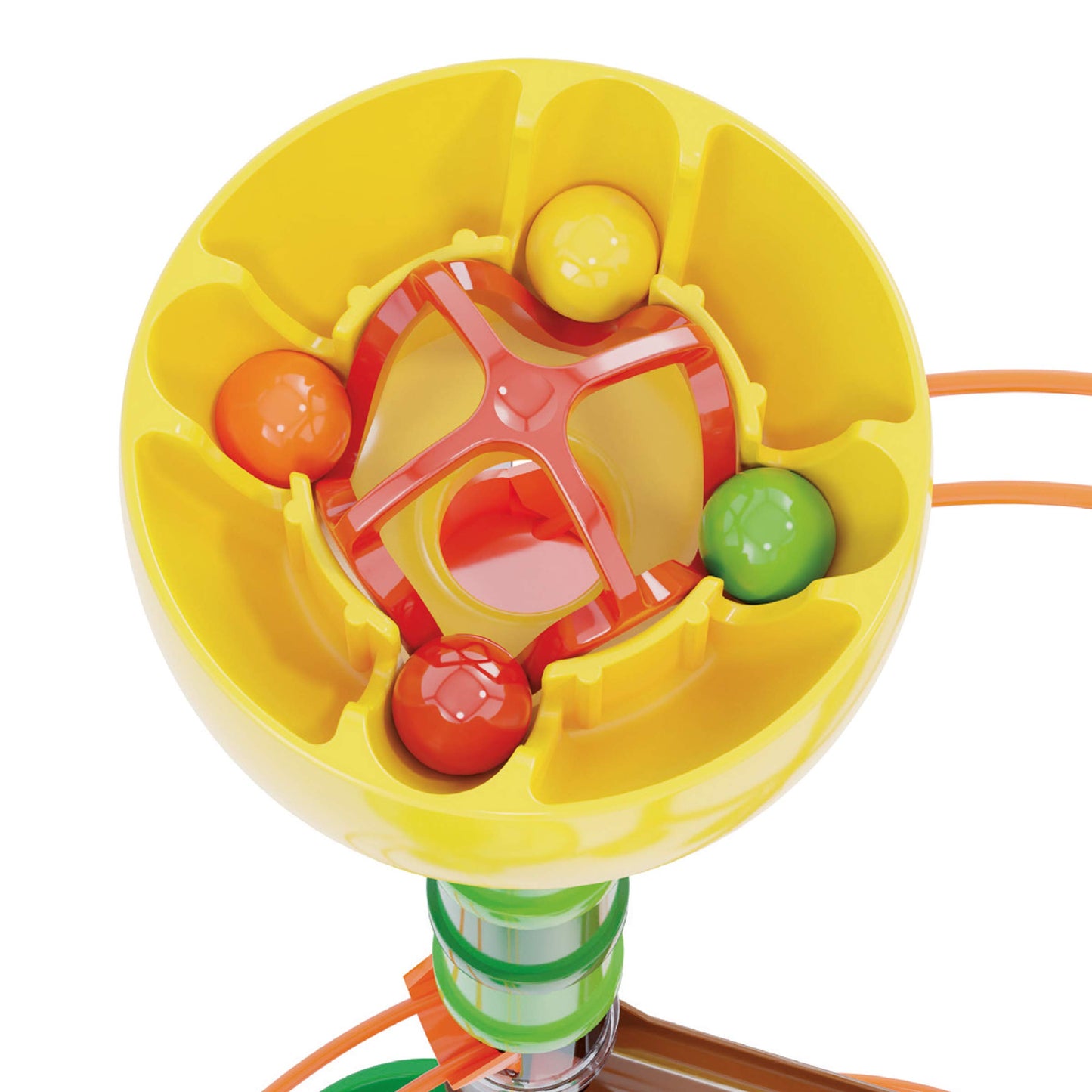 Quercetti Migoga Jungle Marble Run Toy - 110 Piece Set With 12 Colored Marbles And Multi-Start For Simultaneous Launches, Promotes Stem Learning And Building Skills, For Kids Ages 4 Years And Up