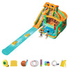 Inflatefly Bounce House Inflatable Waterslide Kids Bouncy Catle Dual Slides Water Park With Slip And Slide For Wet And Dry