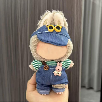 Clothes for 17cm Doll (No Doll)- enhanced Handmade Clothes for LBB Dolls Adjustable Kawaii Outfits for 17cm Collectibles | Stylish Fashion for Play Display Holidays