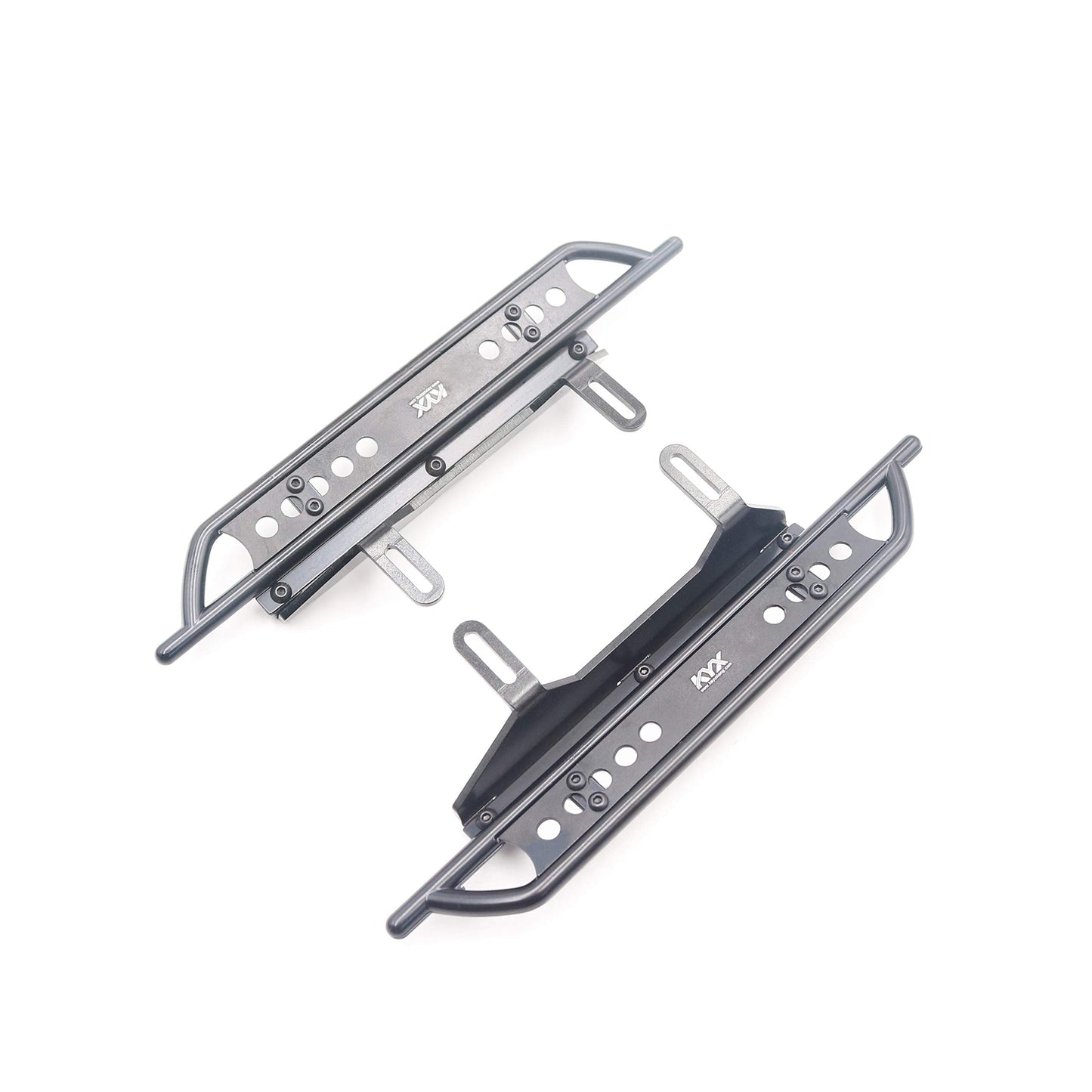 KYX Racing Side Step Running Boards Foot-Plate for 1/10 RC Crawler Redcat Gen8 Scout II (Aluminum)