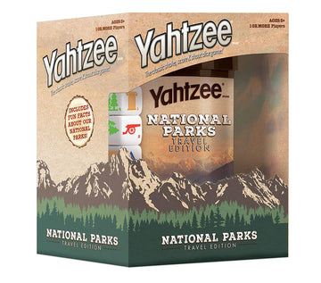 Yahtzee National Parks Travel Edition | Classic Yahtzee Dice Game With A National Parks Theme | Perfect Travel Game For Families | Celebrate Us National Parks Service