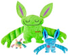 Bumpas 3 Pack Includes: Weighted Stuffed Pillow Animal (Shin Shin) with Surprise Bumpaloo & Thumper - Soft & Cuddly Plush for Co