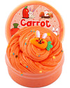 Okaybee Carrot Orange Butter Slime With Easter Bunny Slime Charm, Slime Toys For Kids, Easter Gifts For Toddlers Teens Unisex Ch