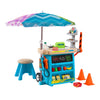 Step2 Stop & Go Market | Kids Pretend Play Store & Toll Booth with Toy Cash Register, Blue