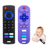 Ersihua 2-Pack Silicone Baby Teething Toys, Tv Remote Teethers For 6-12-18 Months Infant, Fire Stick Remote Control Shape Baby S