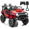 Joyracer 24V Ride On Toys With 4X200W Motors, 20'' Xl 2 Seat Power Ride On Wheels W/2 Safe Belts, Remote Control, 4-Wheeler Susp