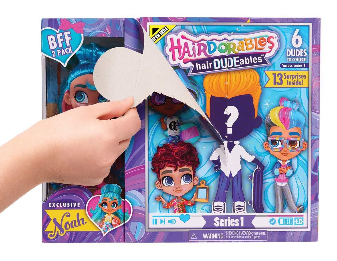 Hairdorables Hairdudeables Collectible Dolls, Series 1, Styles May Vary, Kids Toys For Ages 3 Up By Just Play