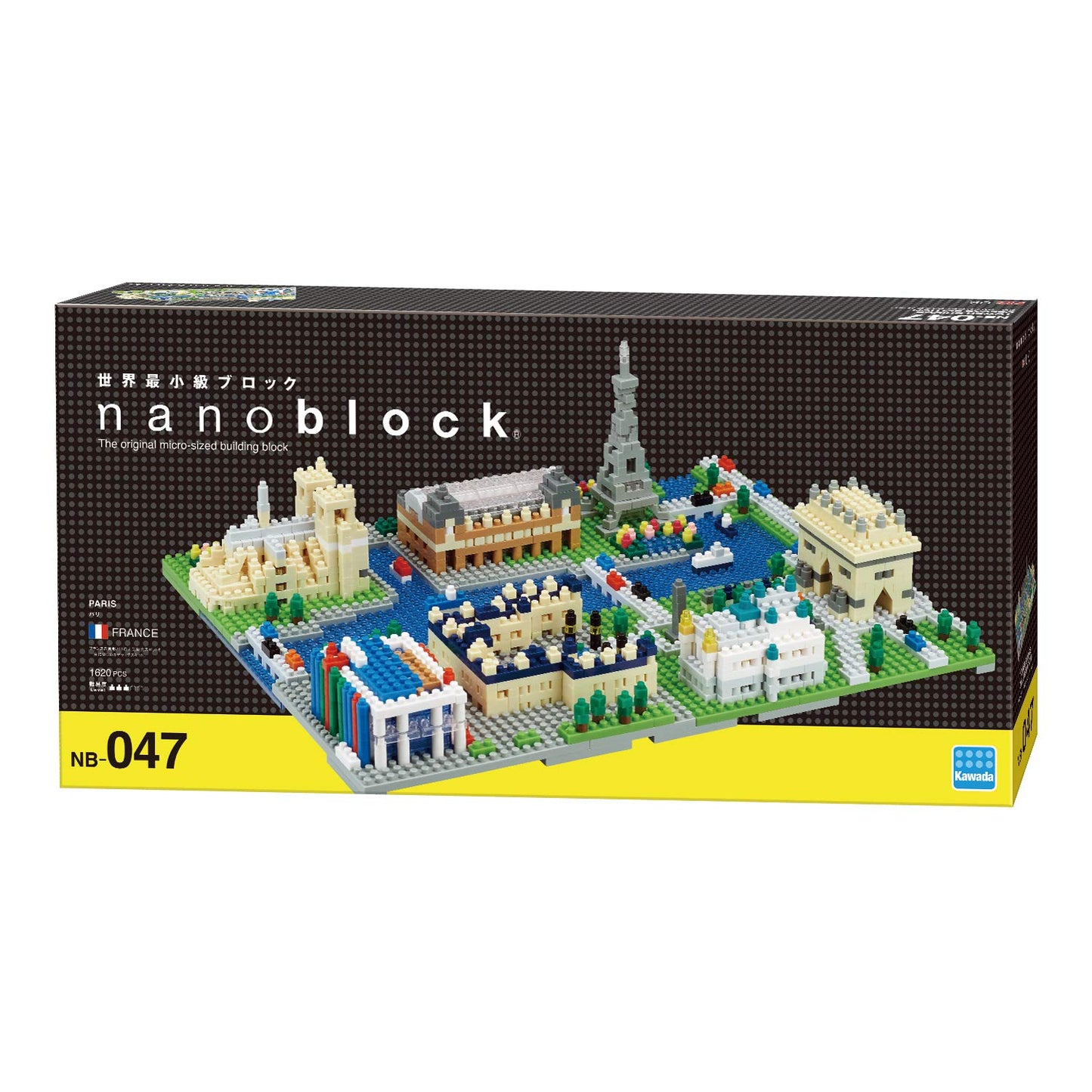 Nanoblock - World Famous Cities - Paris, Advanced Hobby Series Building Kit