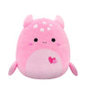 Squishmallows Original 12in Artin Pink Loch Ness Monster Plush - Soft Polyester Valentine Toy, Model SQVA01470