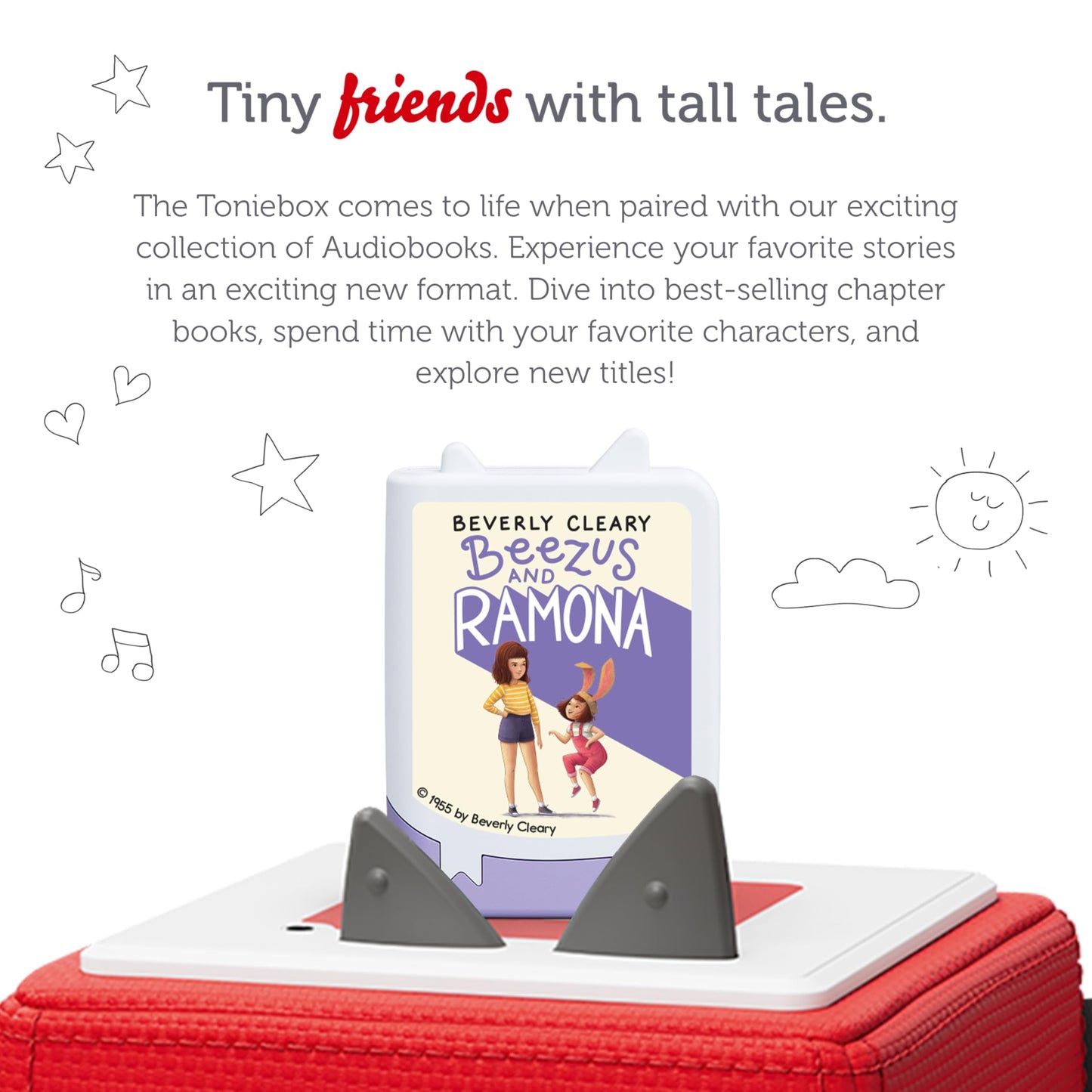 Tonies Ramona Audiobook Set - 4 Pack, Multicolor, Perfect for Kids' Storytime and Imagination Development