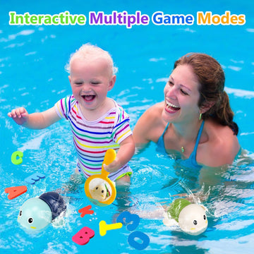 Bath Toys For Toddlers 1-3 - Mold Free Bath Toys Baby Pool Toys Toddler Age 1-2-4 Bath Toys For Infants 6-12 Months 1 2 3 4 Year