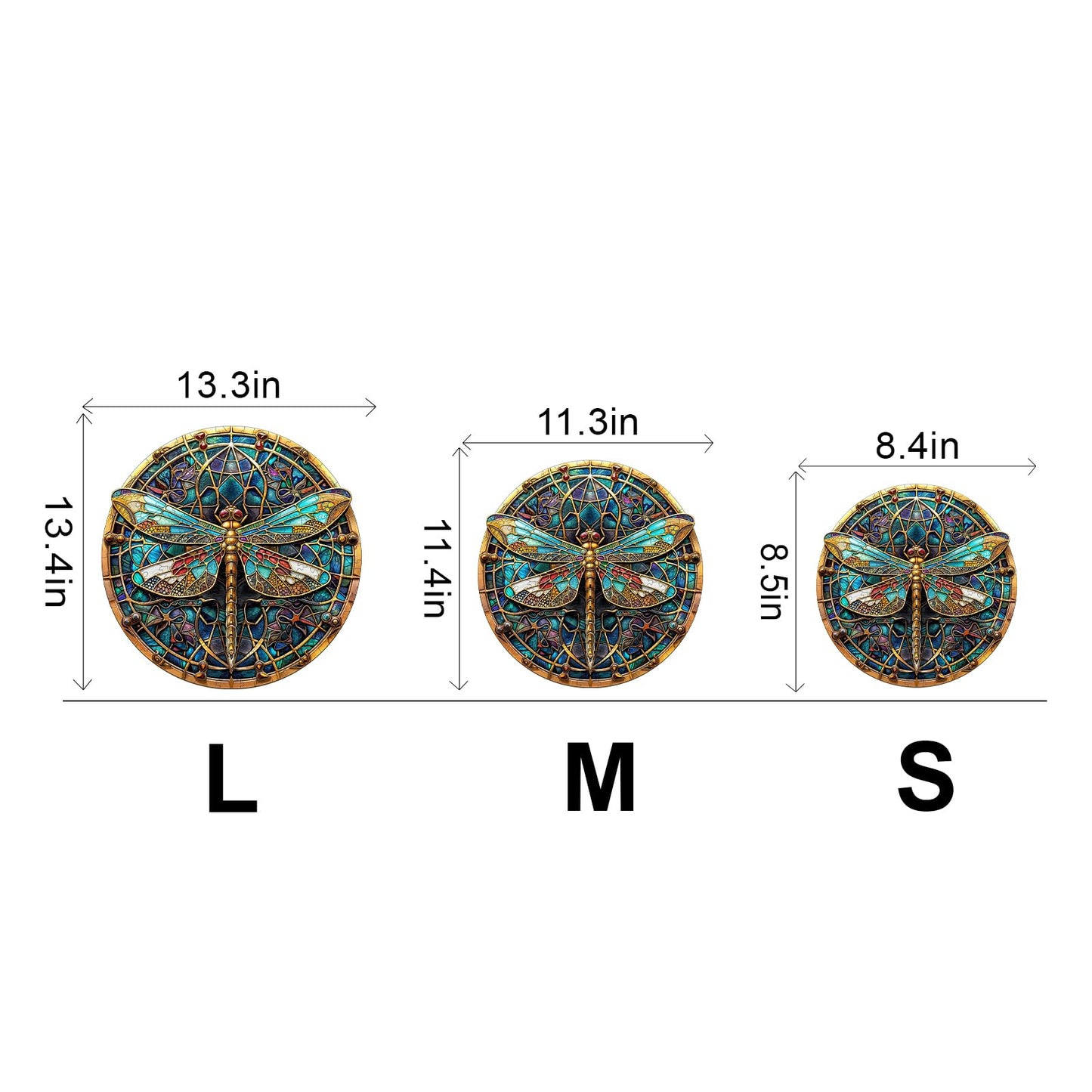 Wooden Puzzles For Adults, 100 Pieces Dragonfly Puzzles For Adults, Birthday Christmas Puzzle Gifts For Puzzle Lover, Jigsaw Puz