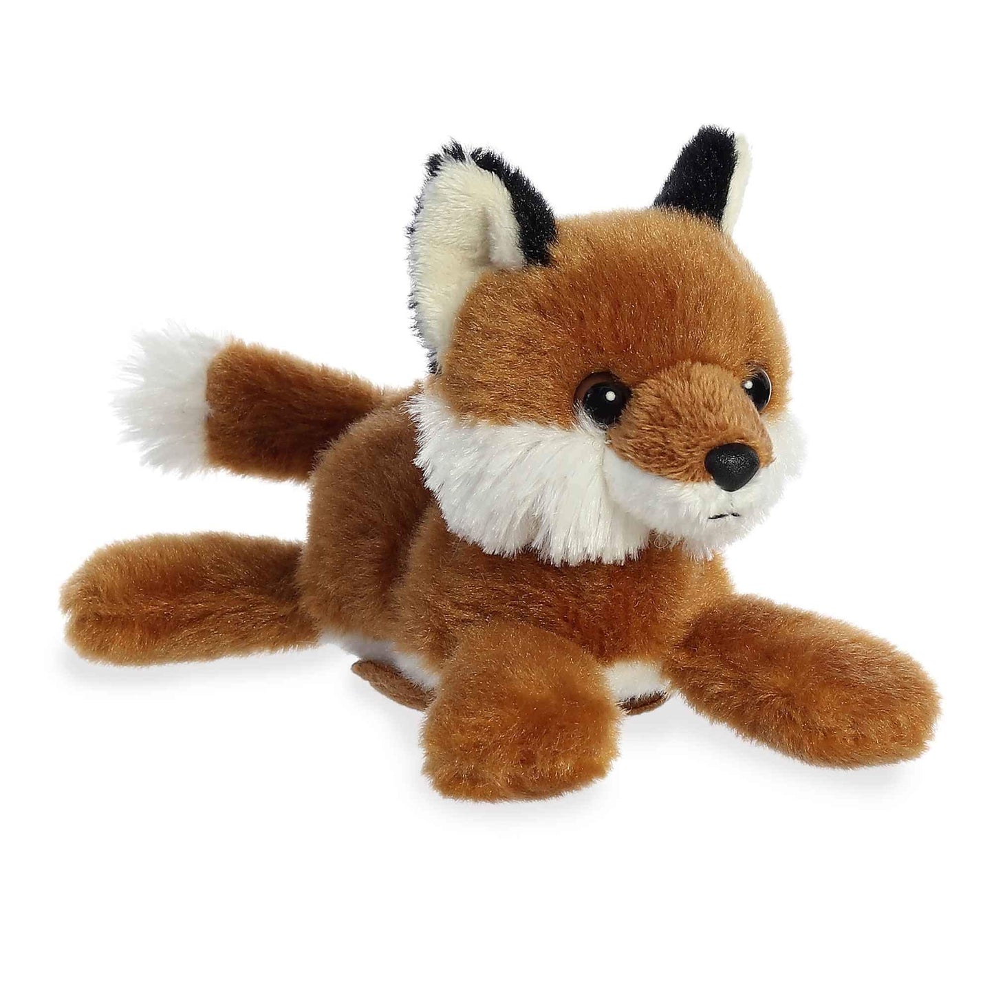 Aurora® Adorable Shoulderkins™ Maple Fox™ Stuffed Animal - On-The-Go Fun - Interactive Play - Brown 6 Inches