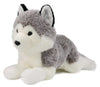 Ice King Bear Lifelike Siberian Husky Stuffed Animal - Plush Toy - 13 Inches Length (Weighted)