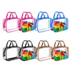 8 Packs Colorful Pvc Toy Storage Bags Toiletry Bags Waterproof Kids Zippered Toy Organizing Bags For Building Blocks Puzzle Stat