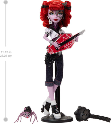 Monster High Boo-Riginal Creeproduction Doll, Operetta Collectible Reproduction With Doll Stand, Diary, And Pet Spider Memphis D