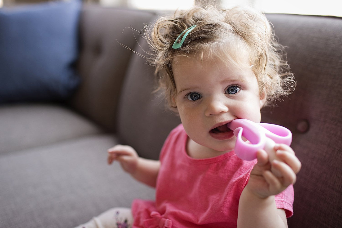 Baby Banana The Original Toothbrush Teether Toy, For Babies Infants Toddlers; Usa Family-Owned Business; Teething Relief For Sore Gums, Massaging Soothing; Safest Food Grade Silicone