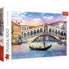 Trefl 500 Piece Jigsaw Puzzle Rialto Bridge Venice Italy Multicolor