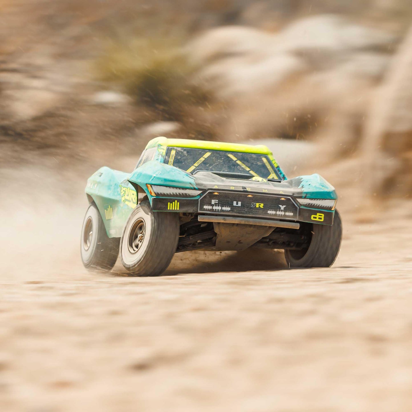 Arrma Rc Truck 1/10 Fury 2Wd 223S Blx Brushless Short Course Truck Rtr (Battery And Charger Not Included) With Dsc, Green, Ara35