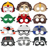 OU RUI 12pcs Party Masks, Galaxy Wars Theme Party Supplies, Boy and Girl Birthday Party Dress up Props
