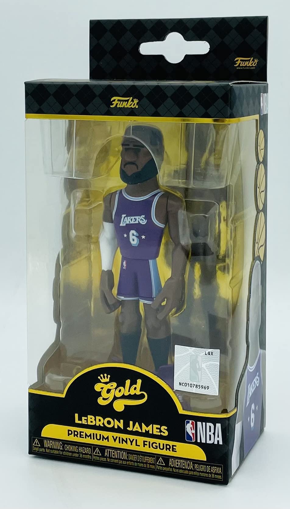 Funko Pop! Gold Nba: Lakers - Lebron James (City) 5' With Chase (Styles May Vary)