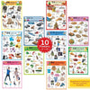 N/A/ Chinese Learning 10-Poster Set For Kids. Montessori-Inspired. Bilingual With Simplified Chinese, English, And Pinyin.