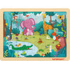 Top Bright 24 Piece Toddler Puzzles 3 Year Old - Wooden Jigsaw Puzzles For Kids Ages 4-8 - Forest Animals
