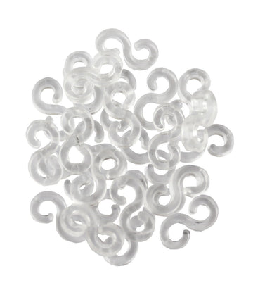 ETHAHE 1800pcs Assorted Mixed Colors Glitter Latex-free Loom Refill Rubber Bands Bracelets with 75 S-Clips