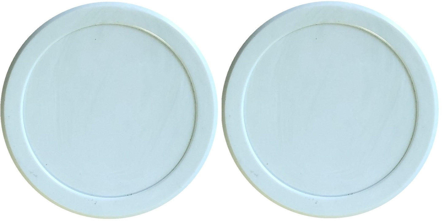 Dynamo Air Hockey Pucks Set - Includes 2 Airhockey Pucks (White 2 1/2')