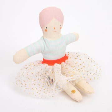 Meri Meri Matilda Mini Suitcase Doll - Cotton, Multicolored, Model 188143