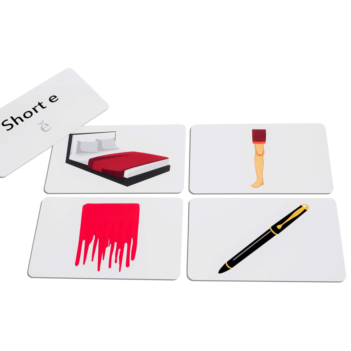 50 Laminated Pre-Phonics Cvc Picture Reading Cards