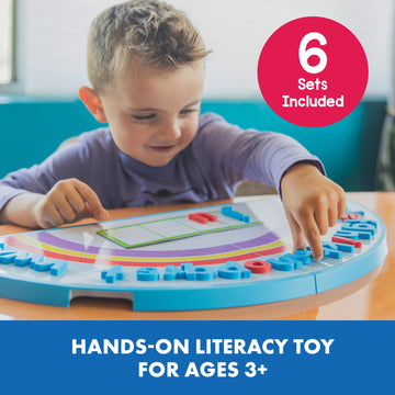 Educational Insights Abc Arc Mat Alphamagnets Small Group Set - Alphabet Puzzles For Kids, Letter Learning Kit, Preschool Classr