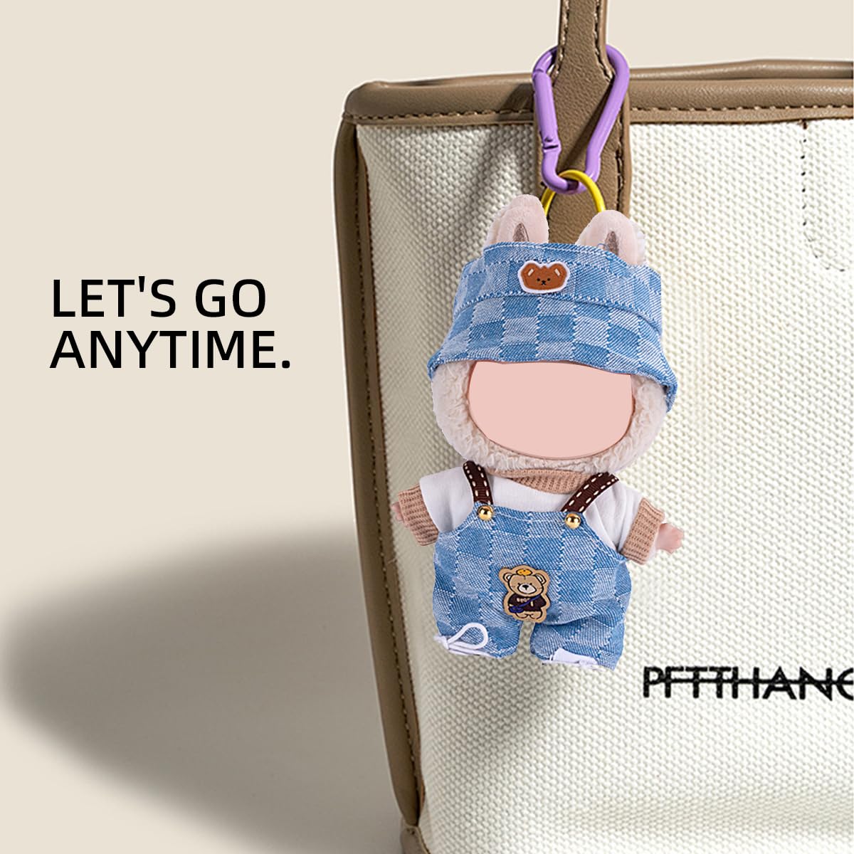 17cm Doll Clothes Set enhanced Jeans & Knitted Sweater Outfit for 17cm 15cm Dolls Cute Dress Up Fashion No Doll Included (Blue 17cm/15cm)