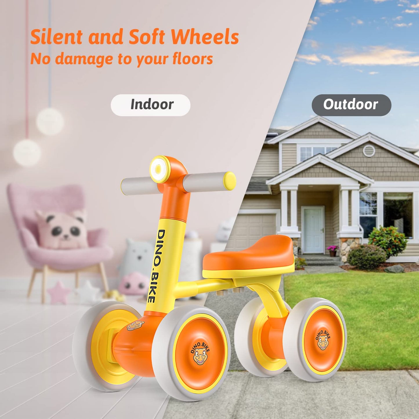 RONSTONE Baby Balance Bike 1+ Year Old Girls Boys