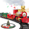 BainGesk Train Set, Christmas Train Set with Steam, Light and Sounds, Train Sets for Under Christmas Tree, Electric Train Toys f