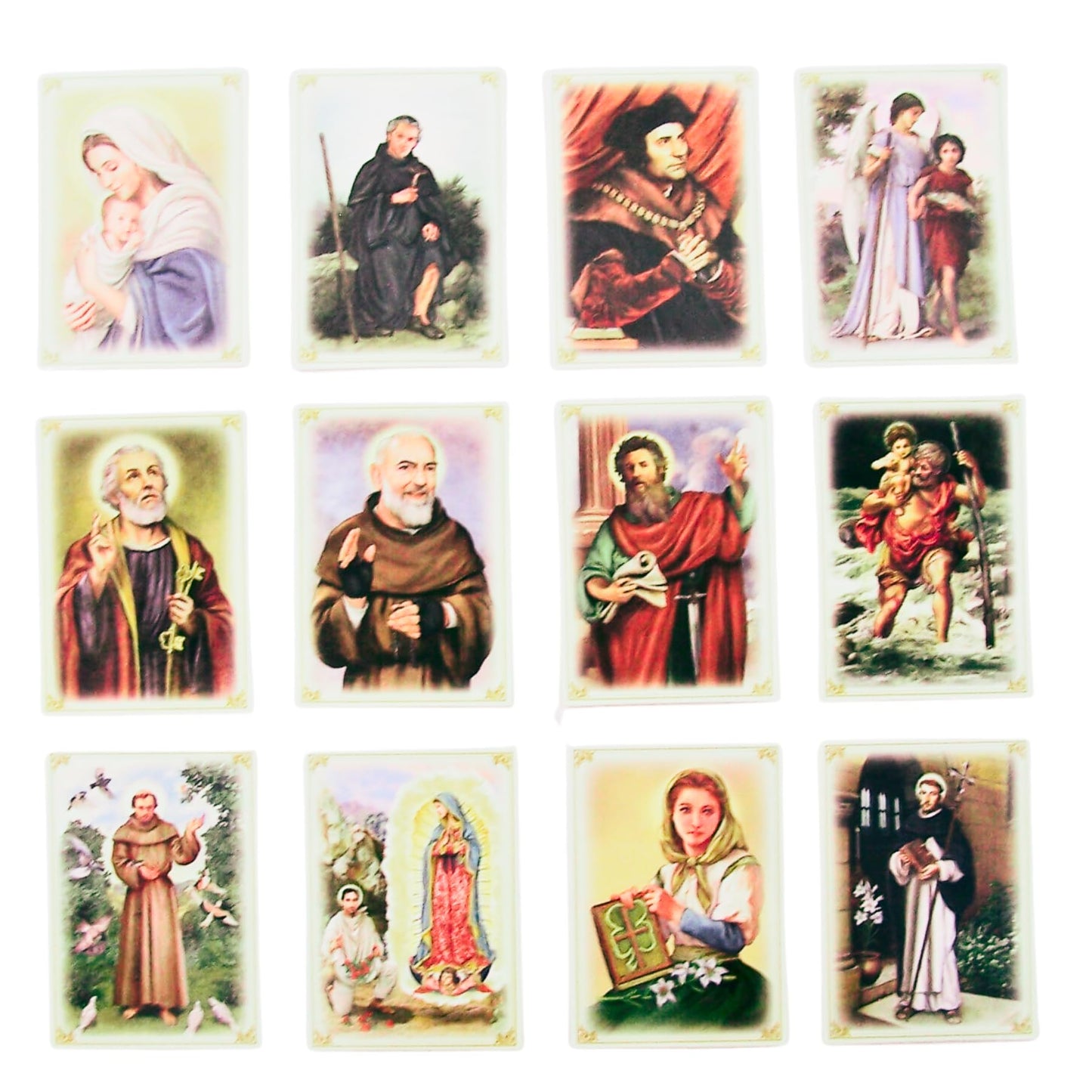 Wowser Patron Saints Deck Of Cards Set, Educational Stories, Sunday School Lessons And Catholic Church Activities, Pack Of 52